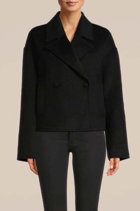 WOOL JACKET WOOL CLASSIC BLACK by Summum Woman