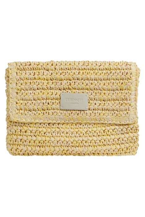 CU KLARA OVERSIZED RAFFIA YELLOW by LK Bennett