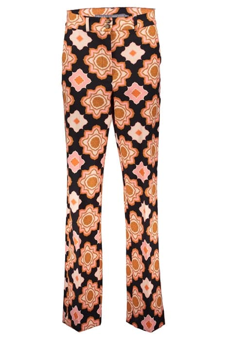 PANTALON PRINTED ORANGE/PINK/BLACK by Geisha