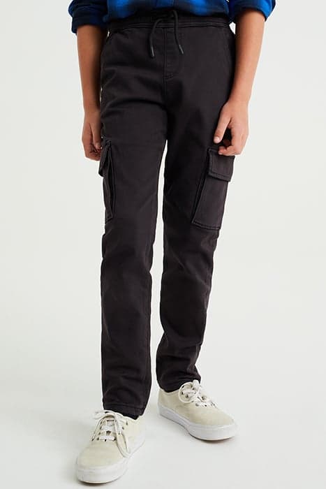 CARGO PANTS DARK GREY by WE Fashion