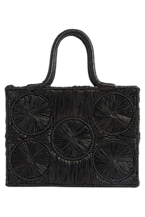 CU RITA WOVEN BOX BAG BLACK by LK Bennett