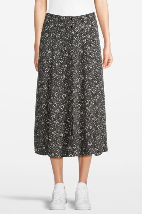 FLORAL PRINT LONG SKIRT by ICODE