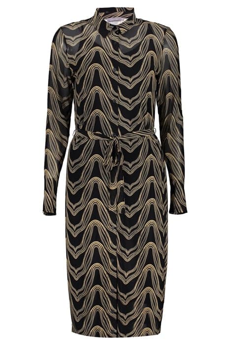 DRESS MESH BLACK/SAND by Geisha