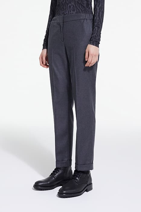 SUIT TROUSERS WITH ELASTIC WAIST DETAIL GREY by The Kooples