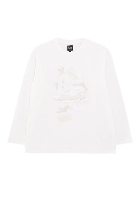 BOYS’ WHITE TRAINER PROFILE IMAGE T-SHIRT by IKKS