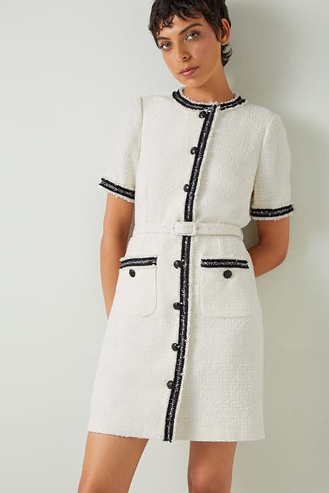 DR CHARLIE PETITE DRESS IVORY by LK Bennett