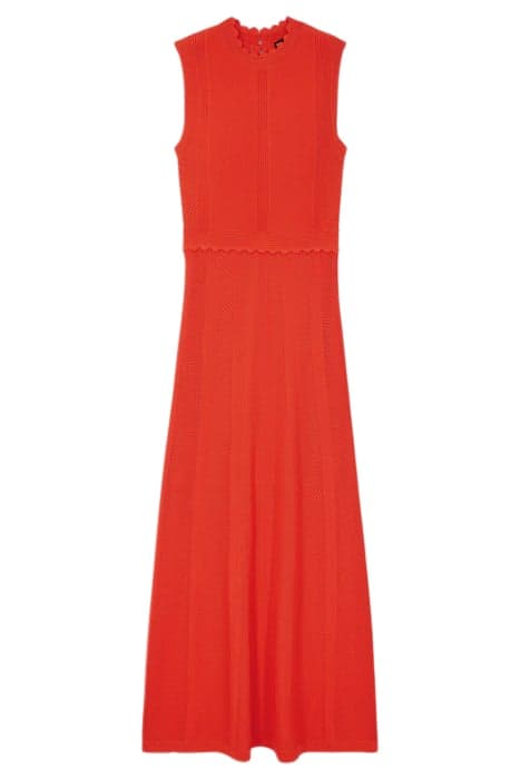 LONG SLEEVELESS DRESS PUMPKIN by The Kooples