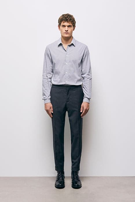 SUIT TROUSERS WITH ELASTIC BELT GREY by The Kooples