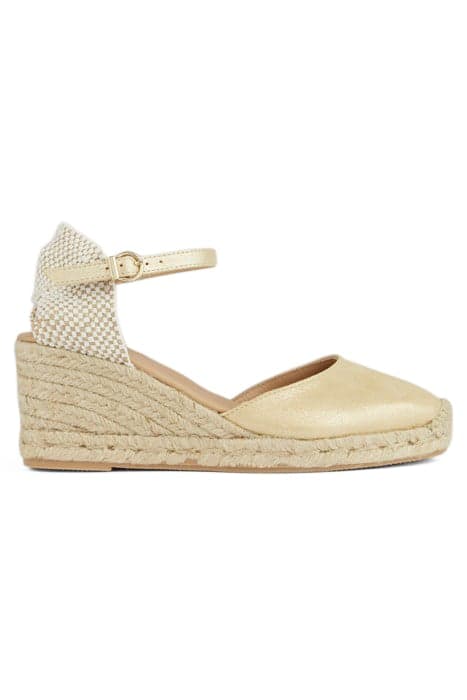 CS MARISSA BUCKLE ESPADRI GOLD by LK Bennett