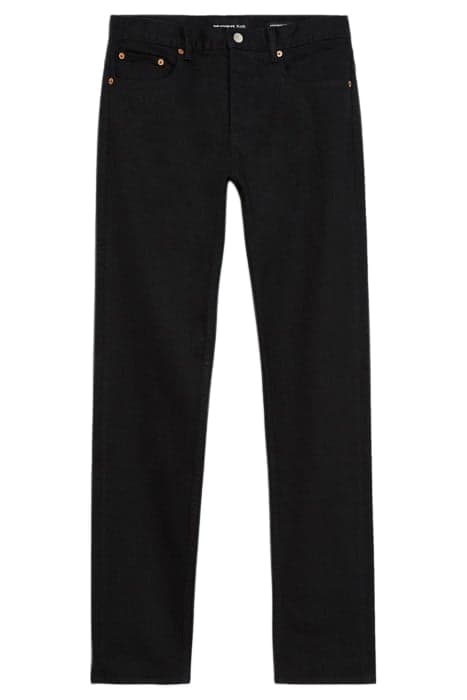 SLIM FIT JEANS JAPANESE CANVAS BLACK SELVEDGE BLACK by The Kooples