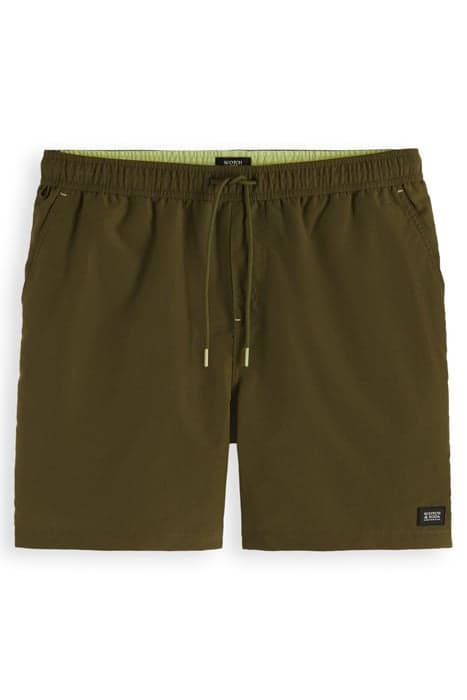 MID LENGTH SWIM SHORT SOLID ALGAE by Scotch & Soda