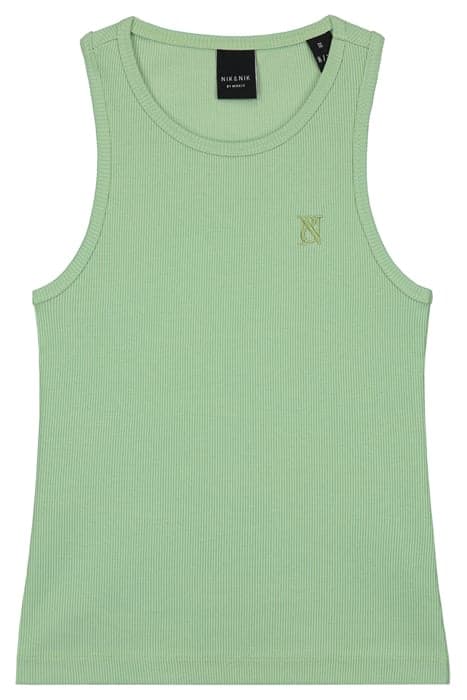 RIB SINGLET MISTY GREEN by NIK & NIK