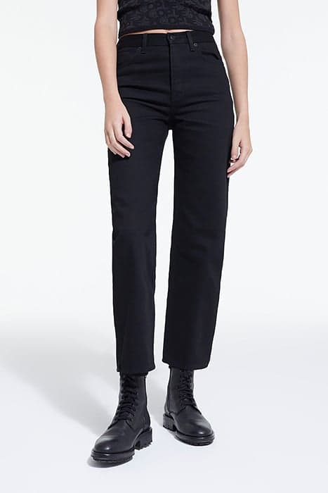 STRAIGHT RAW JEANS BLACK by The Kooples