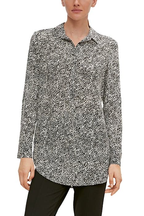 COMMA BLOUSES GREY/BLACK by Comma