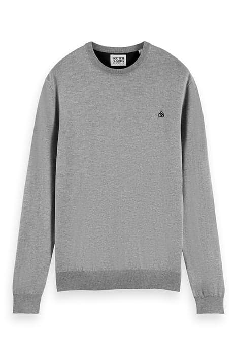 ESSENTIALS - CLASSIC CREWNECK GREY MELANGE by Scotch & Soda