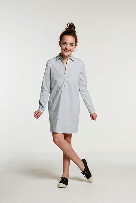 GIRLS MILOU DRESS GREY by BY-BAR