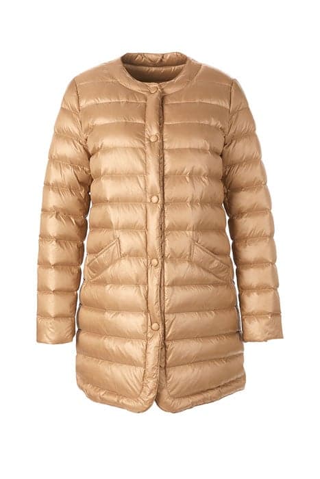 LONG DOWN JACKET BROWN by River Woods