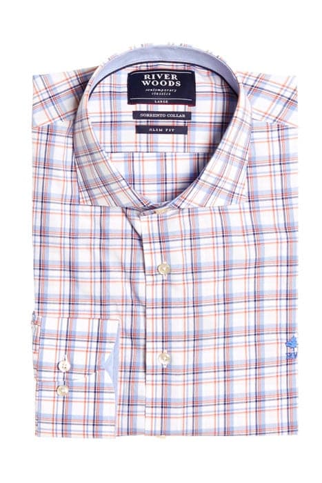 SLIM FIT SORRENTO SHIRT WHITE by River Woods