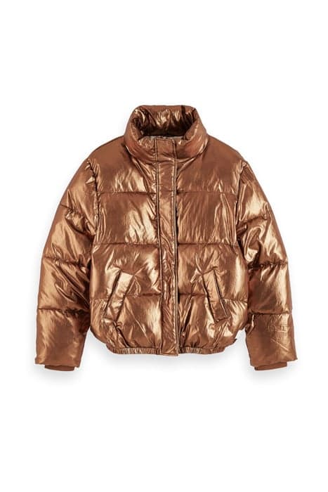 PADDED METALLIC JACKET IVORY by Scotch & Soda