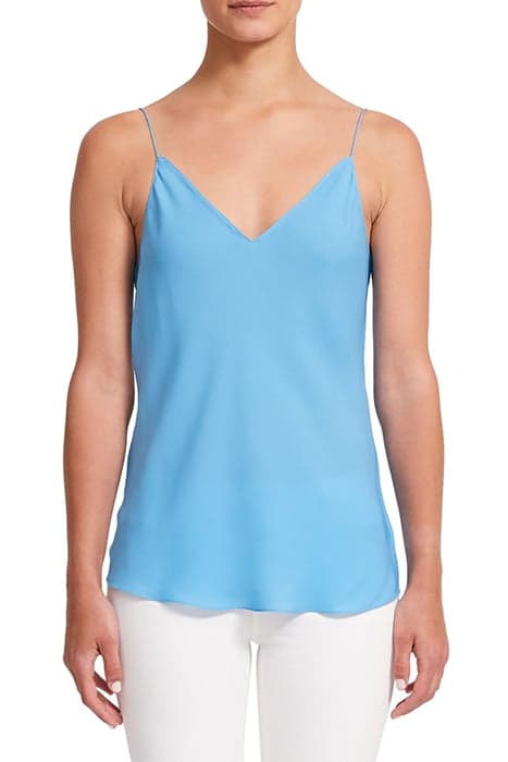 EASY SLIP TOP.DOUBLE NEON BLUE by THEORY