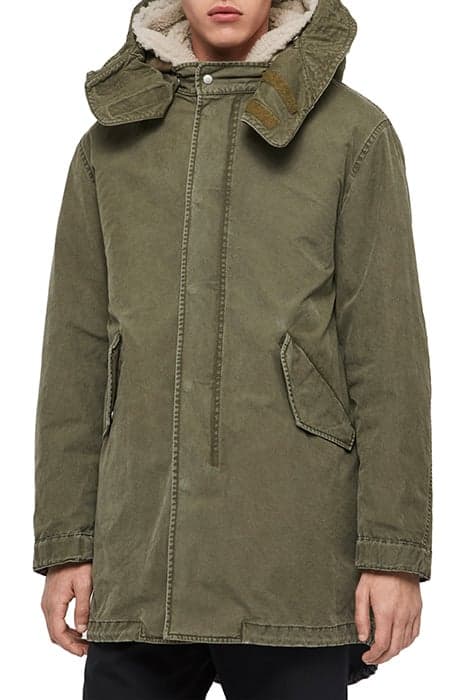 STAUNTON PARKA DULL KHAKI GREEN by AllSaints