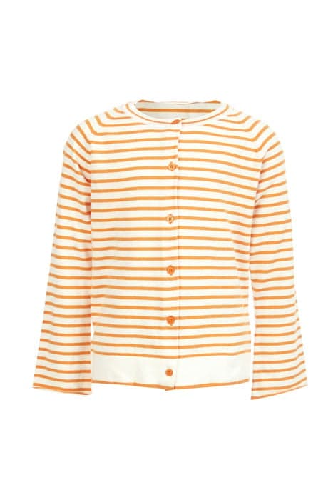 STRIPED CARDIGAN ORANGE by River Woods