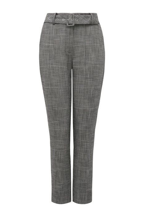 COURTNEY CHECK BELTED PANT CHECK by Forever New