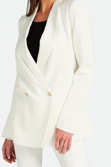 LUCKY LINEN BLAZER FROSTED WHITE MULTI by Marciano by Guess