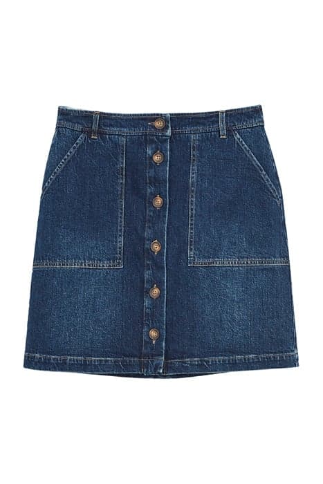 CANTERBURY DENIM SKIRT DK DENIM by White Stuff