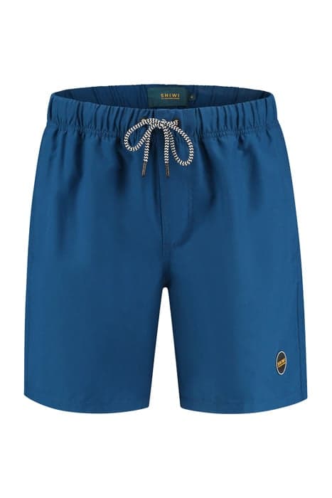 MEN SWIMSHORT SOLID RECYCLED MIKE POLY POSEIDON BLUE by Shiwi