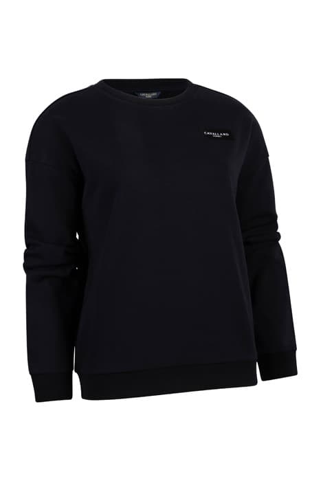 C/ DANZA R-NECK SWEAT BLACK by Cavallaro Napoli