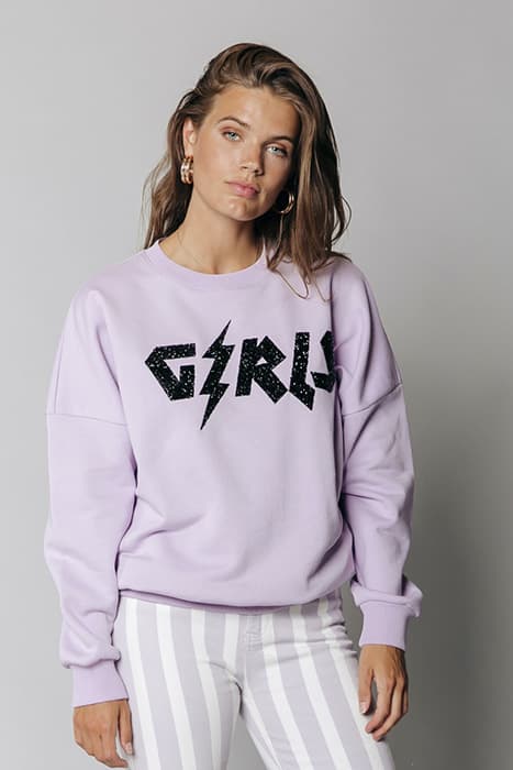 GIRLS RHINESTONES SWEAT BLACK by Colourful Rebel