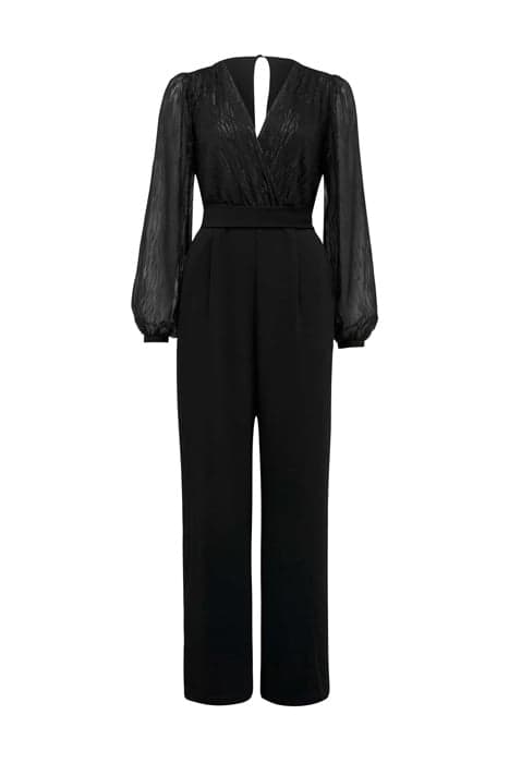 LORENZA LONG SLEEVE JUMPSUIT BLACK by Forever New