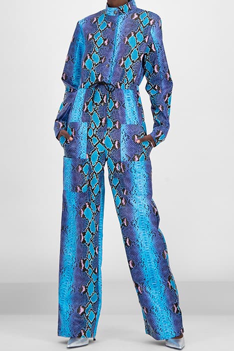 BLUE SNAKE GREE JUMPSUIT by Daily Paper