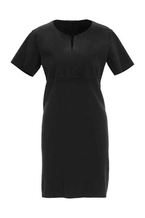 COTTON AND WOOL DRESS BLACK by River Woods