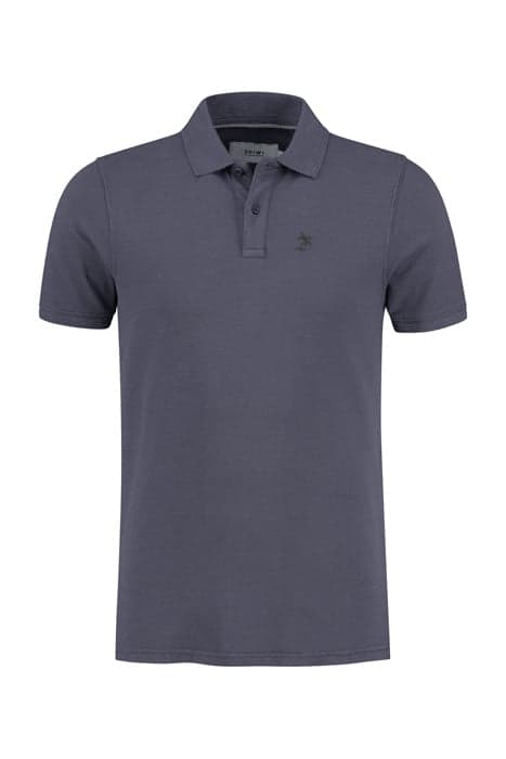 MEN PIQUE POLO BART DUSTY ANTHRACITE GREY by Shiwi