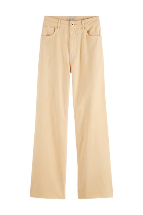 WIDE LEG TWILL PANTS SOFT PEACH by Scotch & Soda