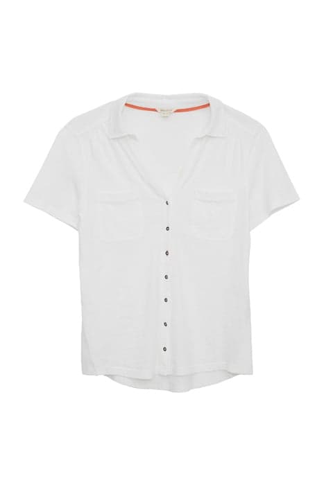 PENNY POCKET JERSEY SHIRT BRIL WHITE by White Stuff