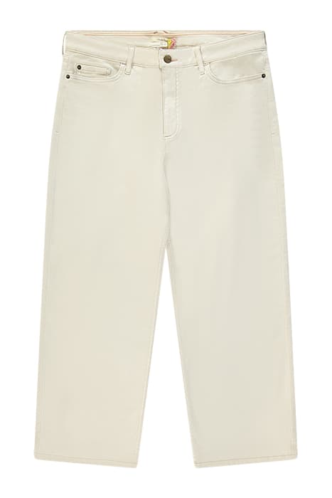 WHITSTABLE ORGANIC TROUSER NAT WHITE by White Stuff