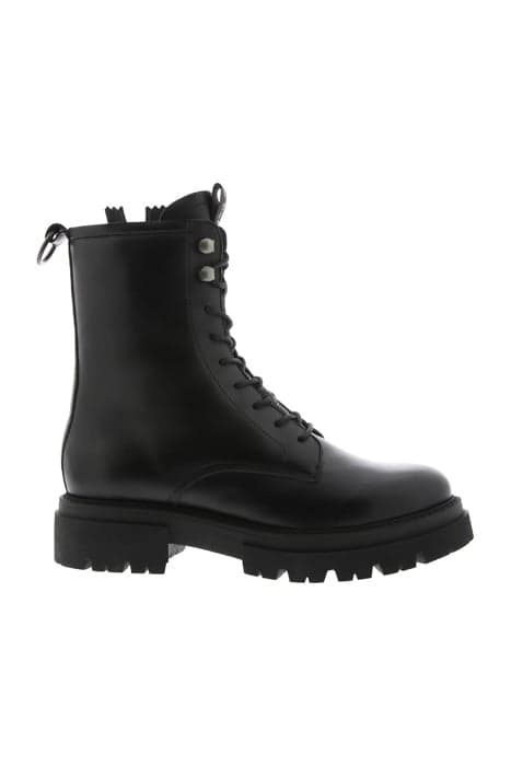 UL85 BLACK - LEATHER BOOT - FUR by Blackstone