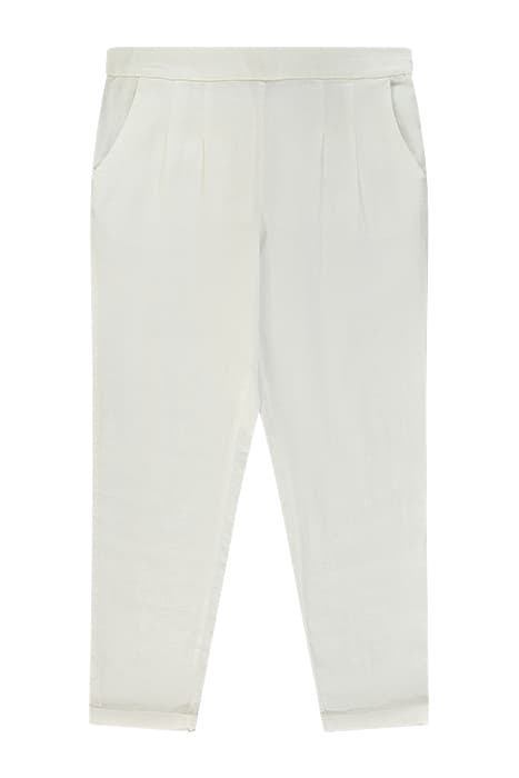 MAISON LINEN TROUSER WHITE by White Stuff