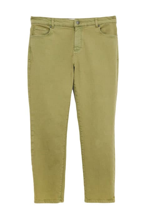 STRAIGHT CROP JEAN MID GREEN by White Stuff