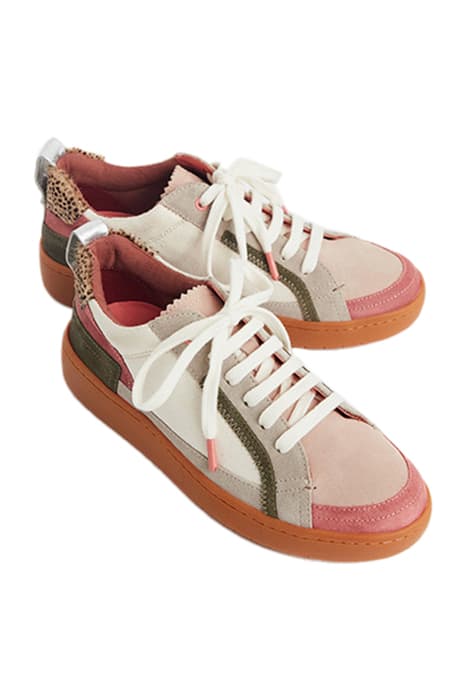 HOLLY LOW TOP TRAINER WHITE MLT by White Stuff