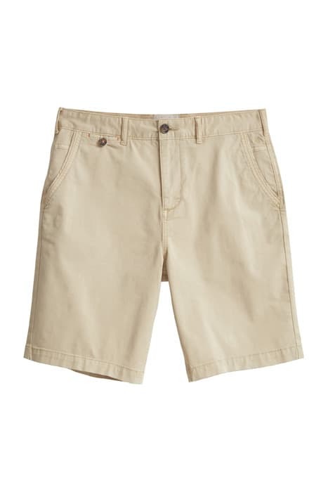 SUTTON ORGANIC CHINO SHORT LGT NAT by White Stuff