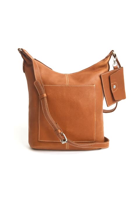 FERN ECO LEATHER CROSSBODY MID TAN by White Stuff