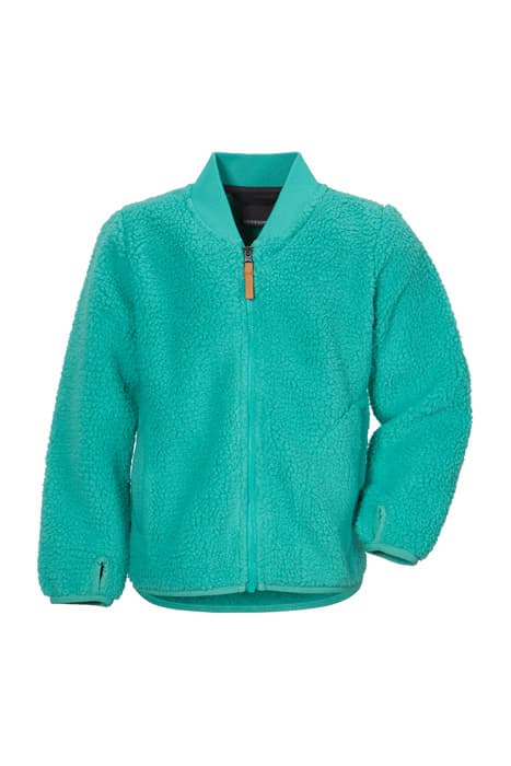 OHLIN KIDS FULLZIP 4 PEACOCK GREEN by Didriksons