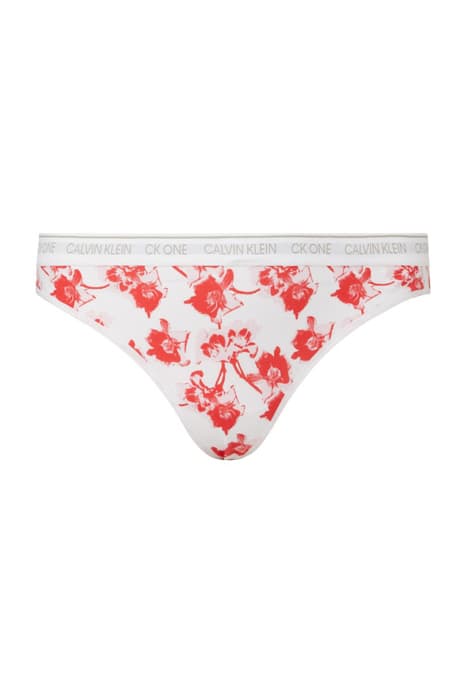 THONG (FF) LILIUM PRINT_STRAWBERRY SHAKE by Calvin Klein