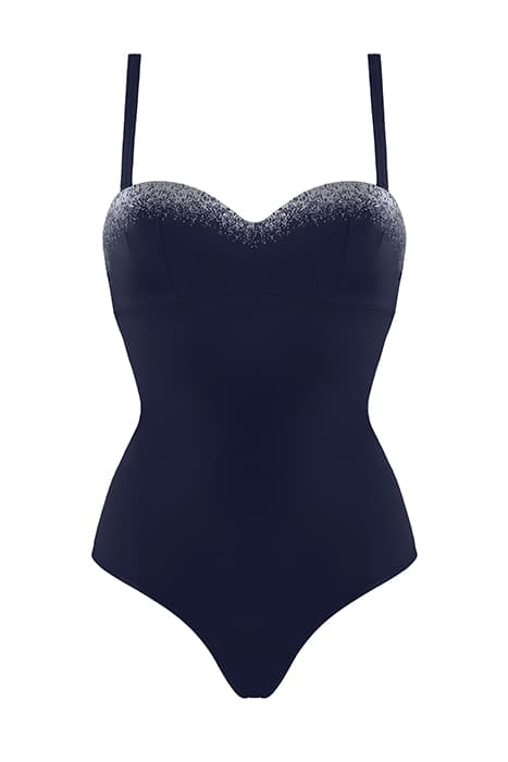 ISHTAR MIDNIGHT BLUE AND SILVER by Marlies Dekkers