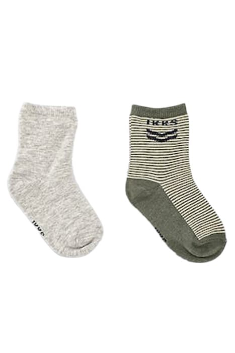 BABY BOYS' LIGHT KHAKI AND GREY SOCKS by IKKS