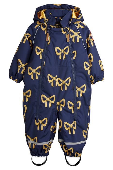 ALASKA BOW BABY OVERALL BLUE by Mini Rodini